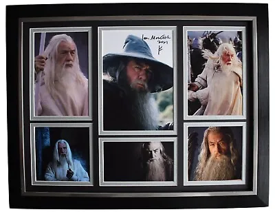 Ian McKellen Signed Autograph Framed 16x12 Photo Display Lord Of The Rings Film • £279.99