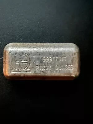 Rare Vintage 2 Oz 999+ Silver Omega M&B Mining Bar Ingot - Hand Poured • $237.50