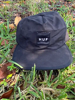 $25 • Buy HUF Jacquard Camo Snapback Cap Hat - Black