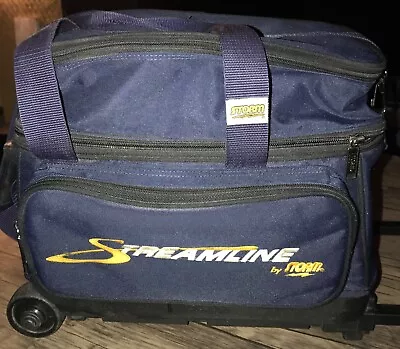 Streamline By Storm 2 Ball Rolling Travel Bowling Bag Adjustable Handle • $58.77