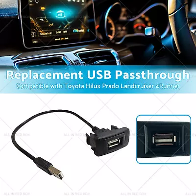 Replacement USB Passthrough Suitable For Toyota Hilux Prado Landcruiser 4Runner • $12.79