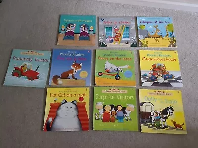 Usborne Phonics Readers Books X 7 & Usborne Farmyard Tales Books X 3 • £7.31