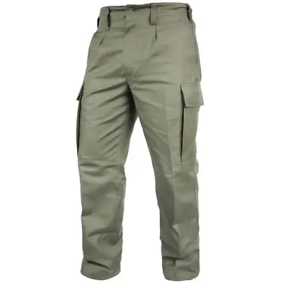 Genuine GERMAN ARMY ISSUE MOLESKIN OD PANTS Field Combat BW Olive Trousers NEW • $58.12