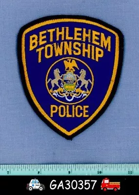 BETHLEHEM TOWNSHIP PENNSYLVANIA Twp Police Shoulder Patch STATE SEAL • $4.99