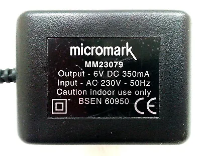 MICROMARK CCTV 6V 350mA POWER ADAPTOR PSU - MM23079 • £14.95