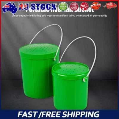$8.90 • Buy Fishing Bait Bucket Portable Handle Fishing Barrel Box Storage Tool Fishing Gear