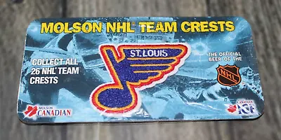 $5.93 • Buy St. Louis Blues 1998 Molson NHL Hockey Team Crests Embroidered Patch Sealed