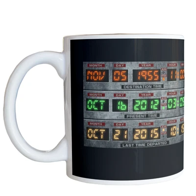 £9.95 • Buy Back To The Future Time Circuits Movie Prop Inspired Design Gift Mug NEW