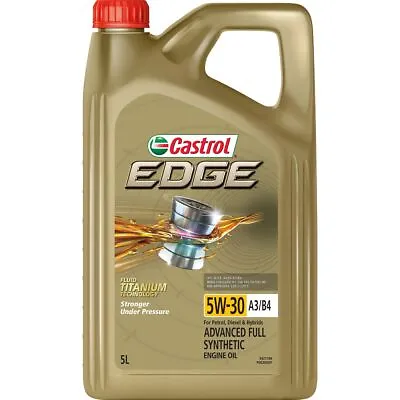 Castrol EDGE 5W-30 A3 B4 Engine Oil 5L 3421196 • $65.41