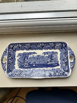 Masons Blue And White Vintage Sandwich Tray • £15