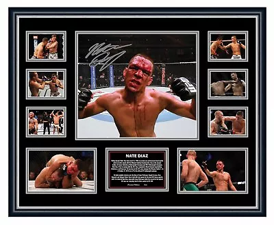 $119.99 • Buy Nate Diaz Ufc Signed Photo Limited Edition Framed Memorabilia