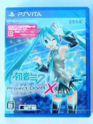 Hatsune Miku Project DIVA X PS VITA SEGA GAMES Japan Import - U.S. Stock • $40