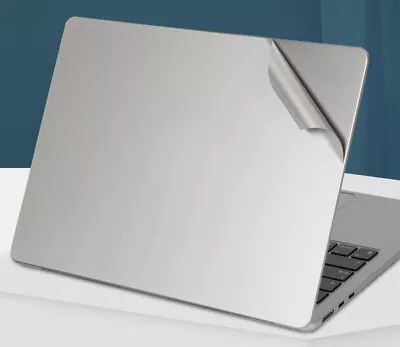 Silver Matte Laptop Stickers For MacBook Air 15 A2941 Pro 14 16 M2 A2779 A2780 • £19.14