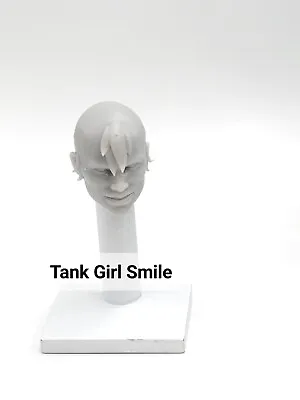 3d Printed TANK GIRL SMILE HEAD 1/12 Scale 6  GI Joe Classified/Marvel Legend • $6.99