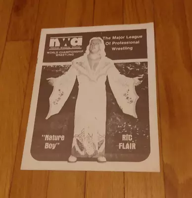 Nwa Mid Atlantic Wrestling Program Ric Flair Dusty Rhodes • $35