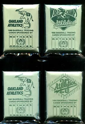 MOTHERS COOKIES Baseball Cards OAKLAND ATHLETICS A'S 14 SGA Team Sets • $116.99