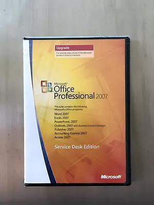 Service Desk Edition Microsoft Office Professional 2007 Upgrade • $29.99