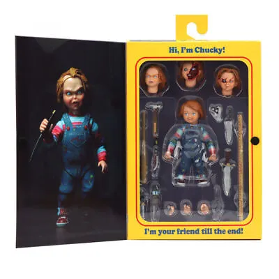Hot NECA Chucky Good Guy Doll Child's Play Ultimate 4  Action Figure Doll Toy AU • $39.99