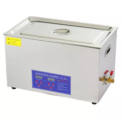 Ultrasonic Cleaner With Heater And Timer For Jewellery Tools Auto Parts More 30L • $329.99