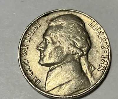 1961 D Jefferson Nickel - Circulated • $1.19