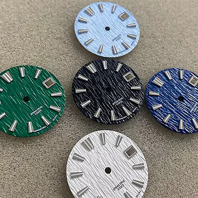 28.5MM Green Luminous Wave Stripe Single Calendar DivingDial For NH35/NH36/4R/7S • $12.22