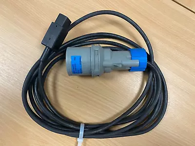 5 Meter IEC C19 Female To IP44 32A PCE Commando Blue Plug Male Power Lead Cable • £19.99