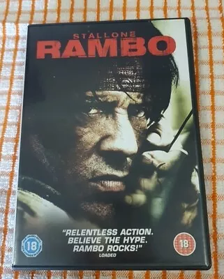 Rambo DVD Action & Adventure (2008) Sylvester Stallone. • £1