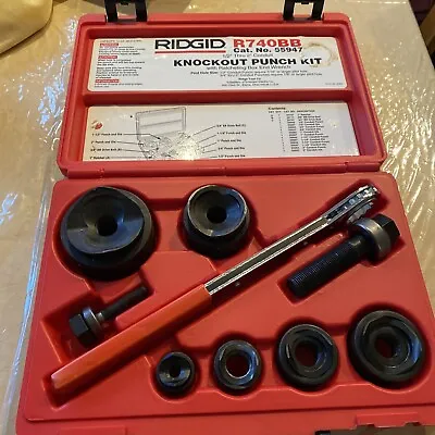 RIDGID Knockout Punch Kit Cat No. 55947 • $294