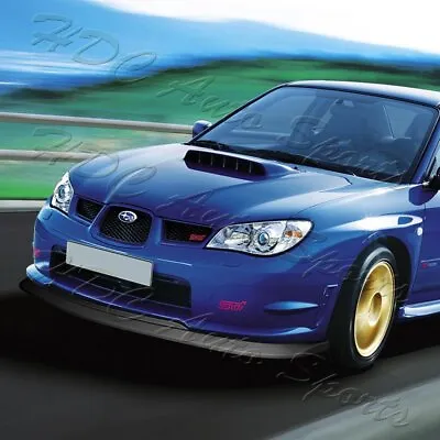 For 06-07 Subaru Impreza WRX STi S204 Black Front Bumper Splitter Spoiler Lip • $59.99