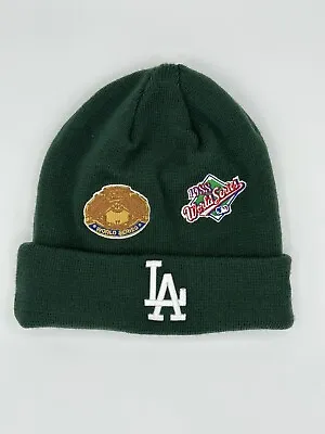 New Era Los Angeles Dodgers Beanie Hat 7x Champs MLB World Series Patch NWOT • $40