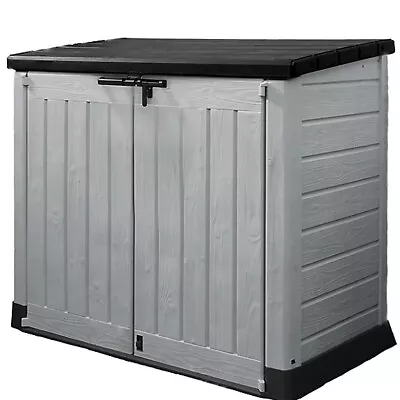 £119.99 • Buy Toomax Storaway 1270L Wood Effect Garden Storage Box - Grey946/9800