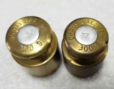 (2) OHAUS 300G Cal. Weights (Pre-Owned) • $40