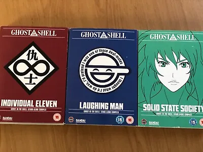 Manga DVD Bundle Ghost In The Shell:Laughing ManIndividual 11Solid State*Rare* • £19.95