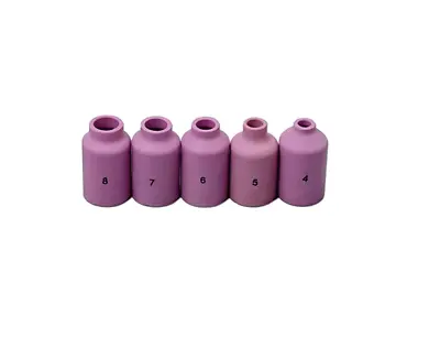 £10.99 • Buy Parweld Long Tig Gas Lens Cup Ceramics 8MM (54n17L) 4 Pack