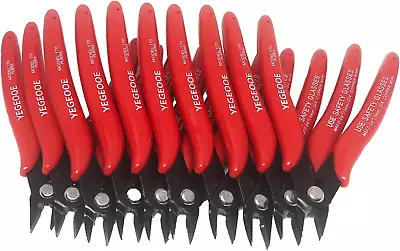 Micro Wire Cutters 10 Pack  170 Precision Diagonal Cutting Pliers 5Inch Mini W • $27.69