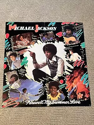 MICHAEL JACKSON FAREWELL MY SUMMER LOVE POSTER 21 X24  Young Michael PHOTOS • $0.99