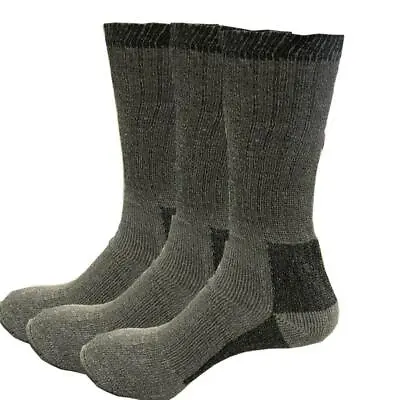 Merino Wool Mens Thick Heavy Duty Wool Blend Work Hiking Boot Socks Winter Warm  • £6.25