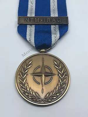 Nato NTM Iraq Medal Full Size Medal With Mounting Options • £22.99