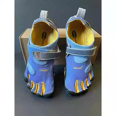 Vibram Fivefingers Womens Blue Yellow Bikila Barefoot Shoes US 9.5 EU 41 W3664  • $44.95