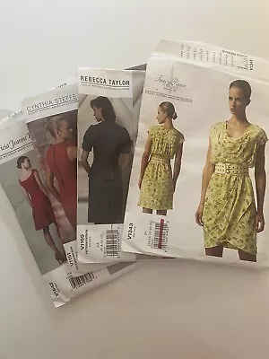 Vogue Pattern Lot Misses Dress Tracy Reese Designer Uncut Lot Of 4 • $18