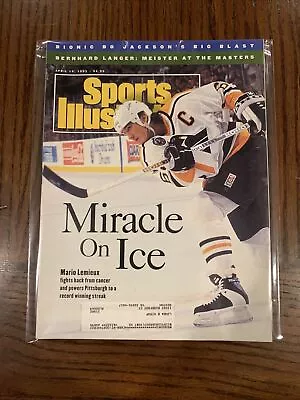 Sports Illustrated April 19 1993 Miracle On Ice Mario Lemieux!!!!!! • $6.99