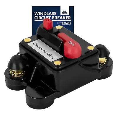 Marine 80 Amp Anchor Windlass Circuit Breaker With Manual Reset Button12V • $38