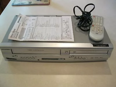 Sylvania Model DVC841G DVD / VCR VHS Combo Player / Remote ~See Description. • $25