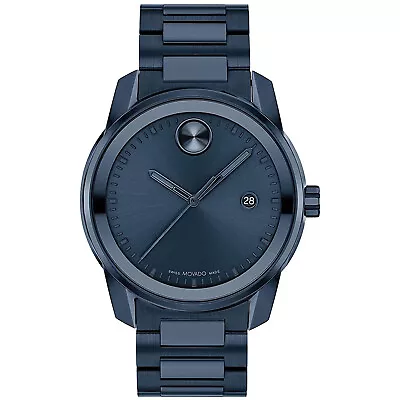 Movado Men's Bold Verso Blue Dial Watch - 3600862 • $572.08