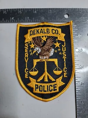 Bin1 B12 Police Patch Patches Dekalb County Georgia  • £5.79