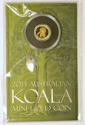 2013 Australia $2 Mini Gold Coin With Koala In Original Mint Packaging • $95