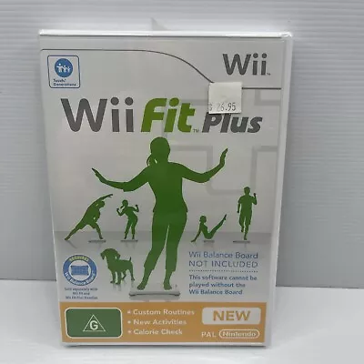 **New & Sealed** - Wii Fit Plus - Nintendo Wii Game - Free Post #2 • $13