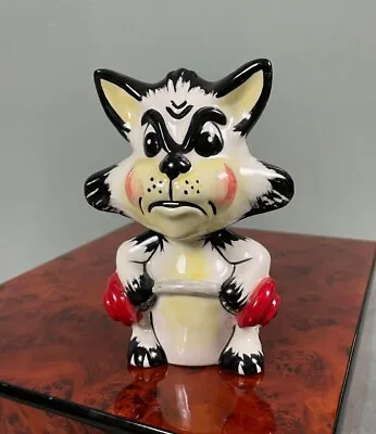 Lorna Bailey Collectable Ceramic Cat Figure • £35