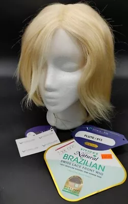 Vivica's Natural Brazilian Swiss Lace Front Wig (Remi Human Hair) Flute / 613 • $55