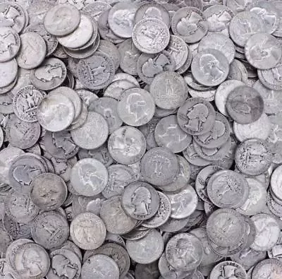 90% Silver Coin Lot Pre 1965 Washington Quarters   Choose How Many! • $6.89